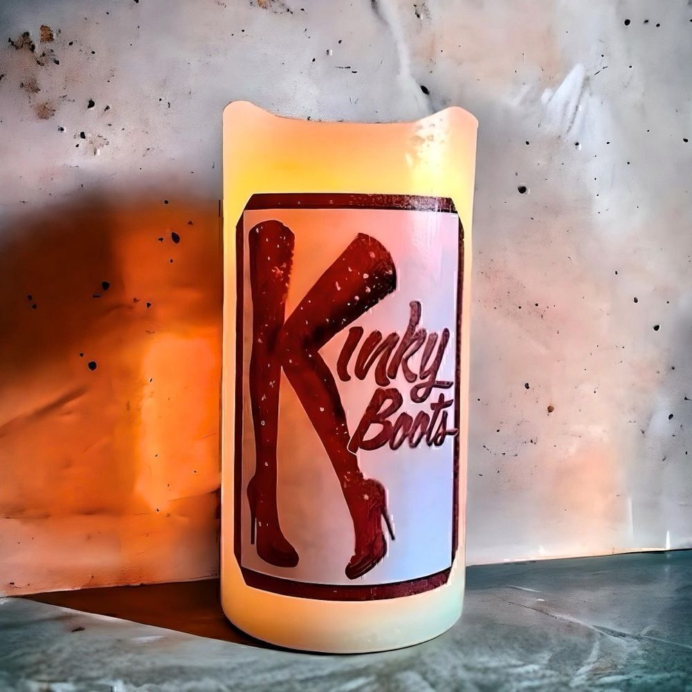Kinky Boots - Broadway Flameless Candle w Timer